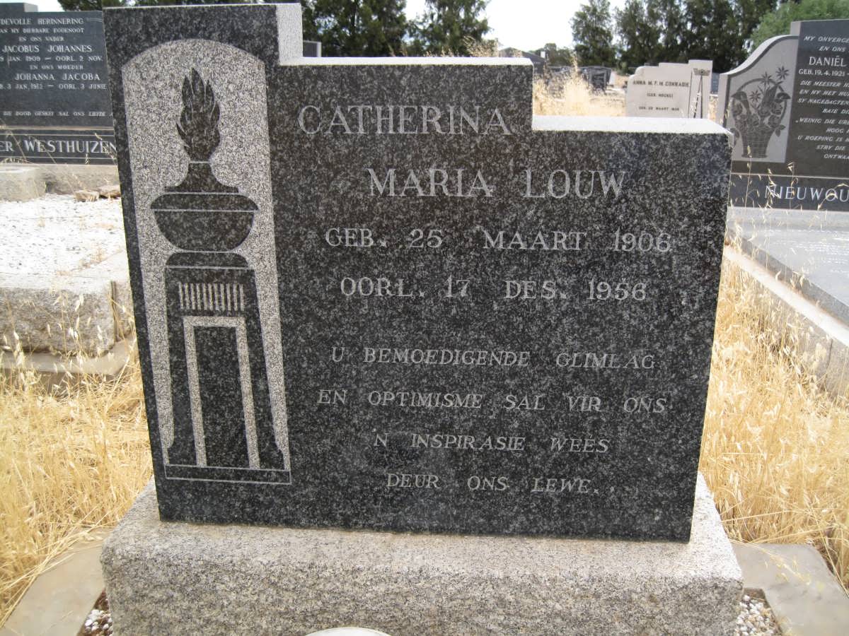 LOUW Catherina Maria 1906-1956