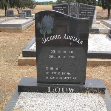 LOUW Jacobus Adriaan 1911-1996
