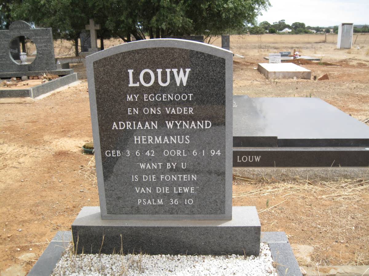 LOUW Adriaan Wynand Hermanus 1942-1994