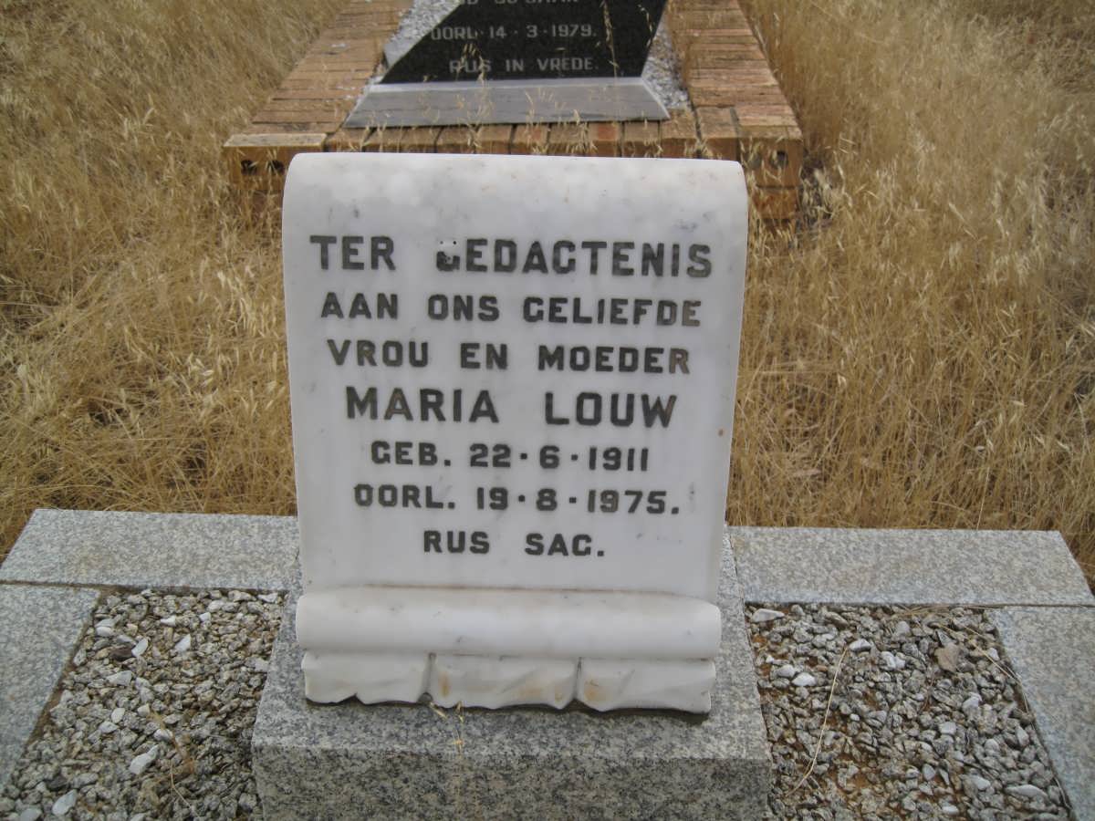 LOUW Maria 1911-1975