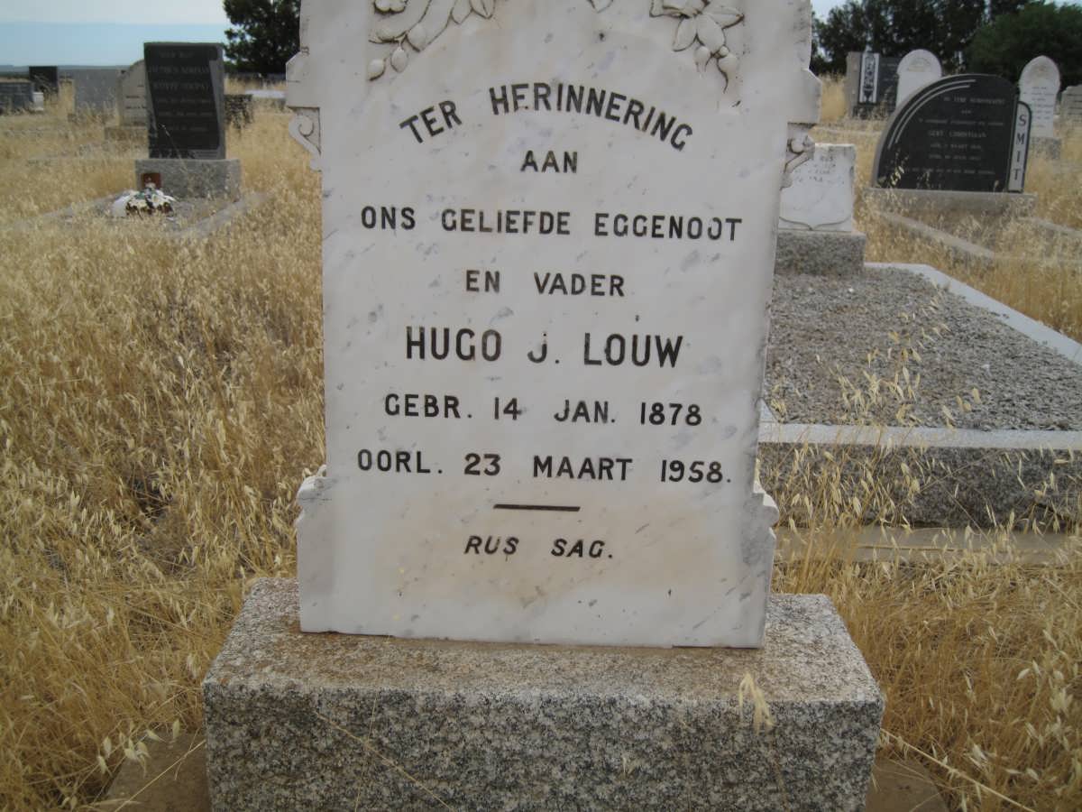 LOUW Hugo J. 1878-1958