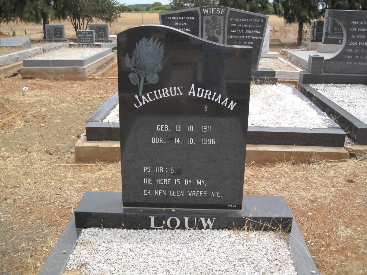 LOUW Jacobus Adriaan 1911-1996