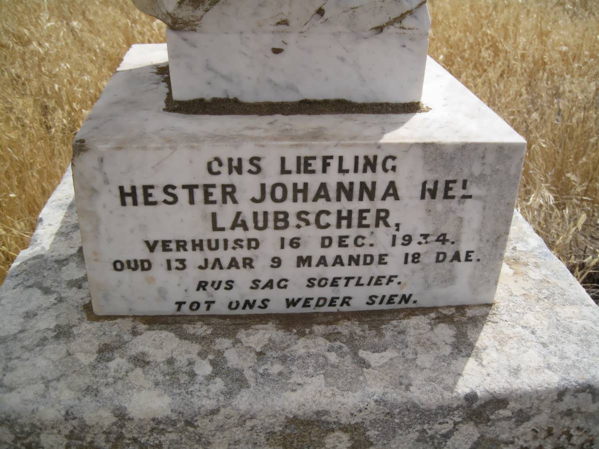 LAUBSCHER Hester Johanna Nel -1934