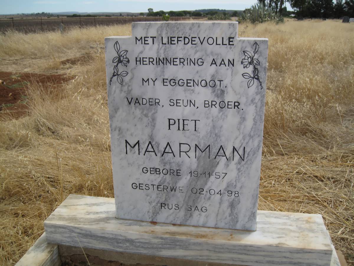 MAARMAN Piet 1957-1998