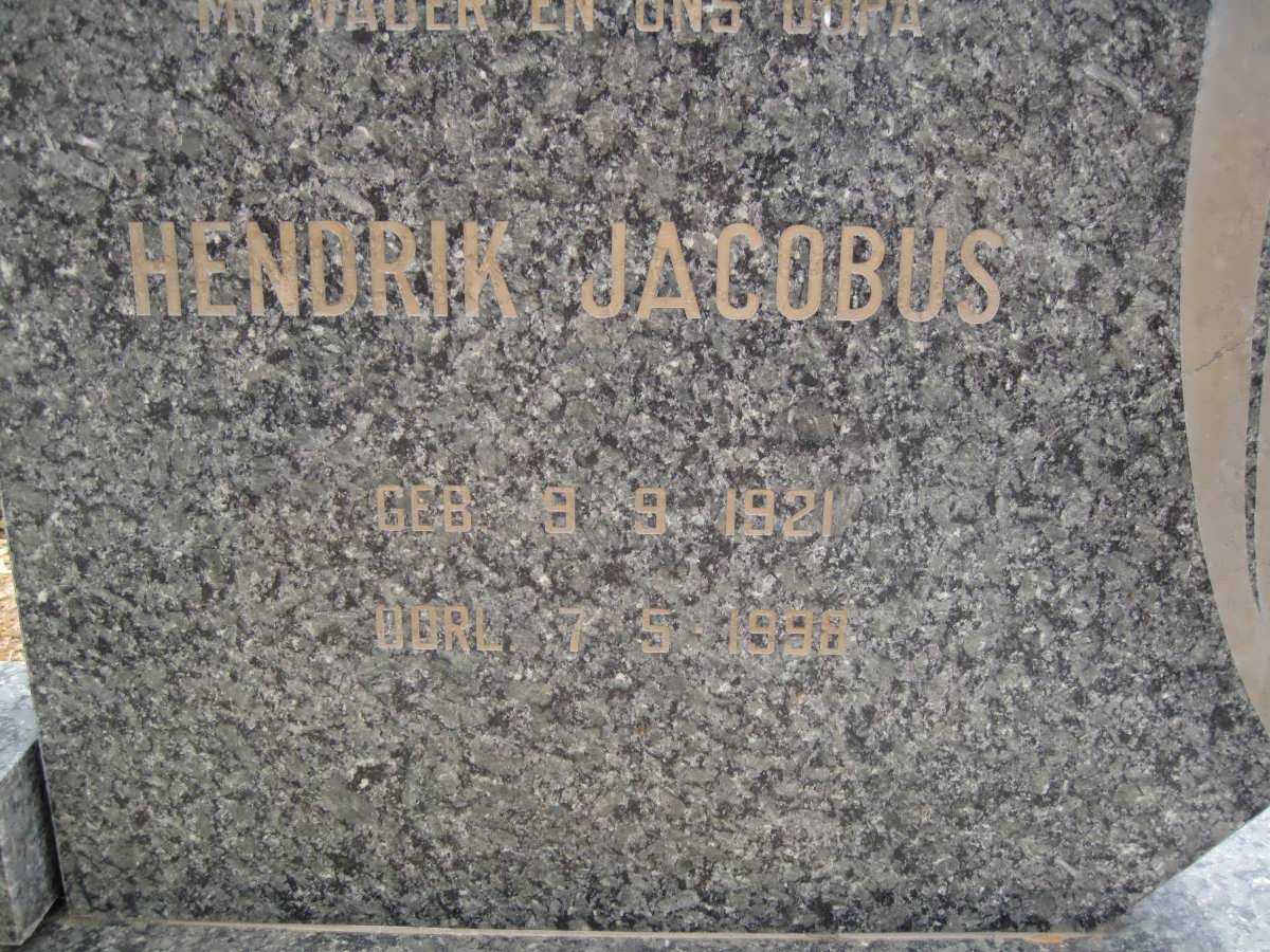 MOSTERT Hendrik Jacobus 1921-1998