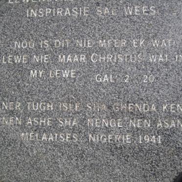 NIEUWOUDT Hester Magdalena nee NIENABER 1921-2000