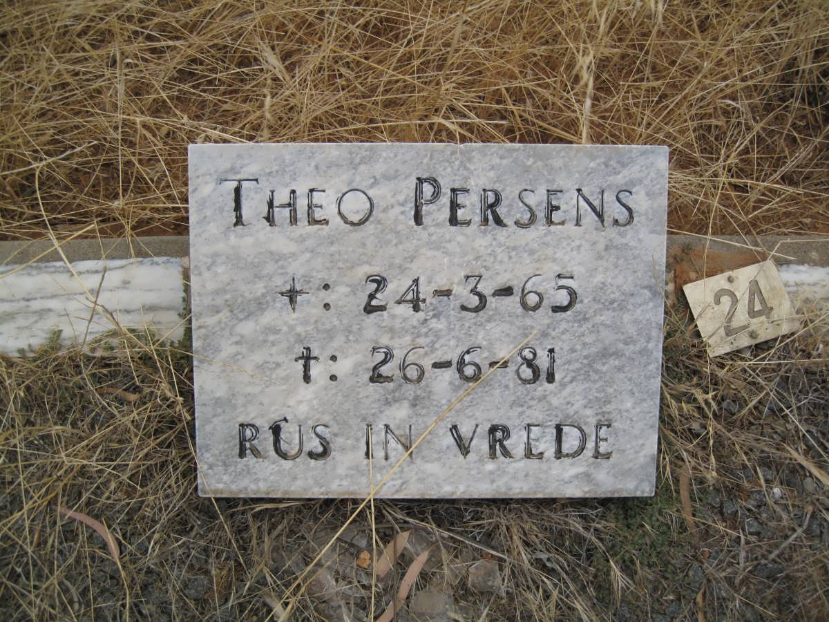 PERSENS Theo 1965-1981