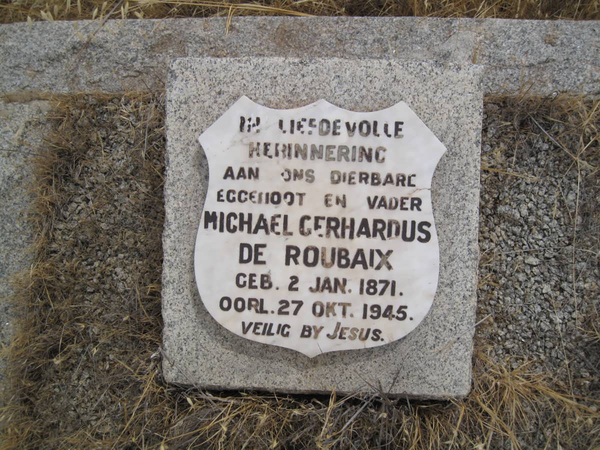 ROUBAIX Micheal Gerhardus, de 1871-1945