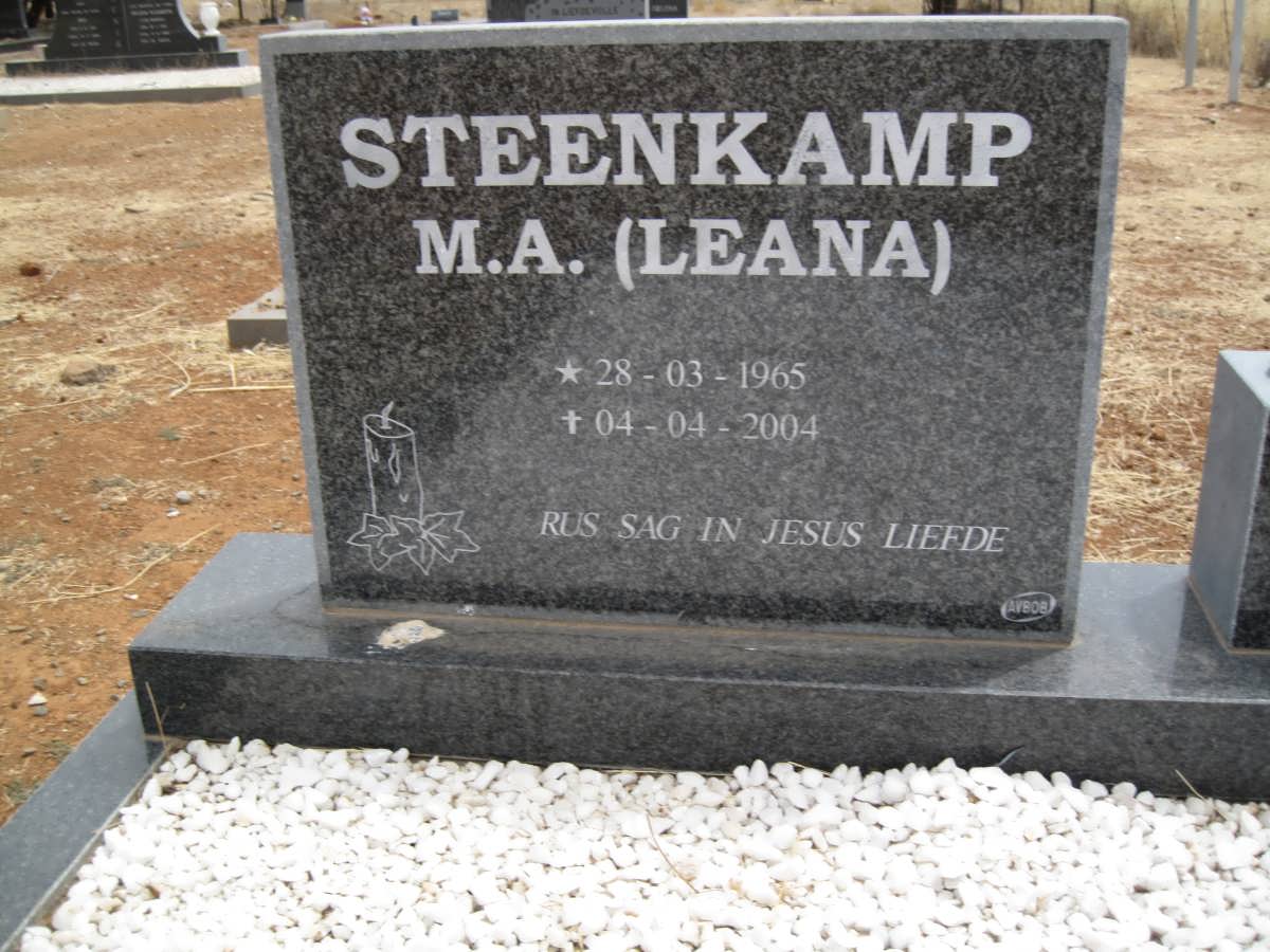 STEENKAMP M.A. 1965-2004