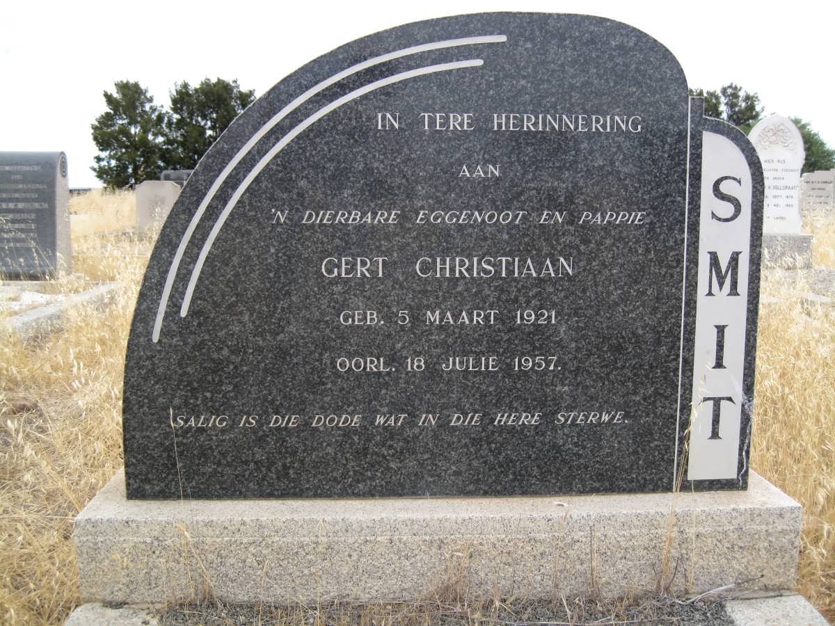 SMIT Gert Christiaan 1921-1957