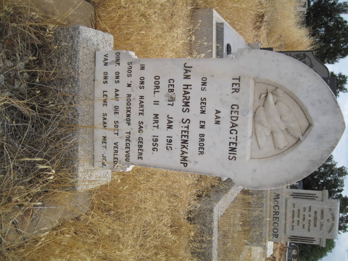STEENKAMP Jan Harms 1915-1956