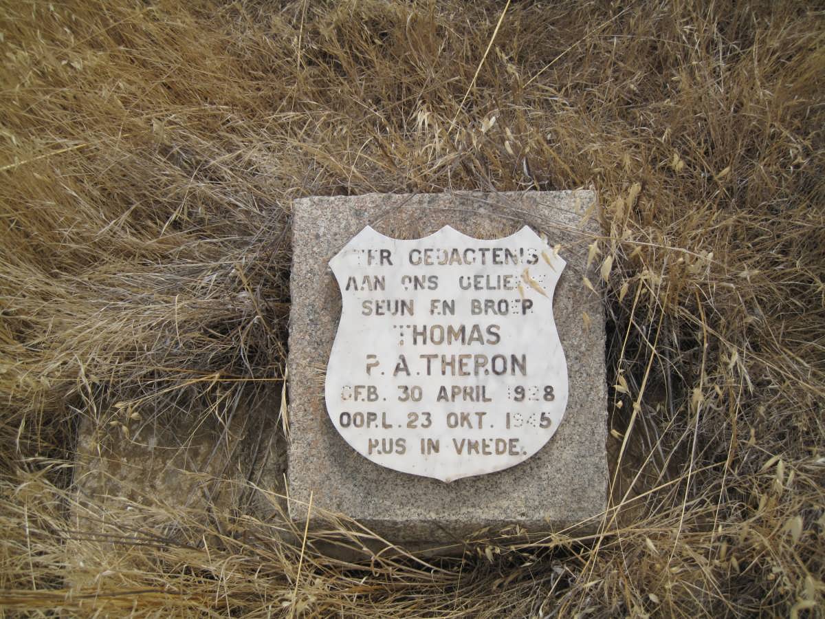 THERON Thomas P.A. 1928-1945