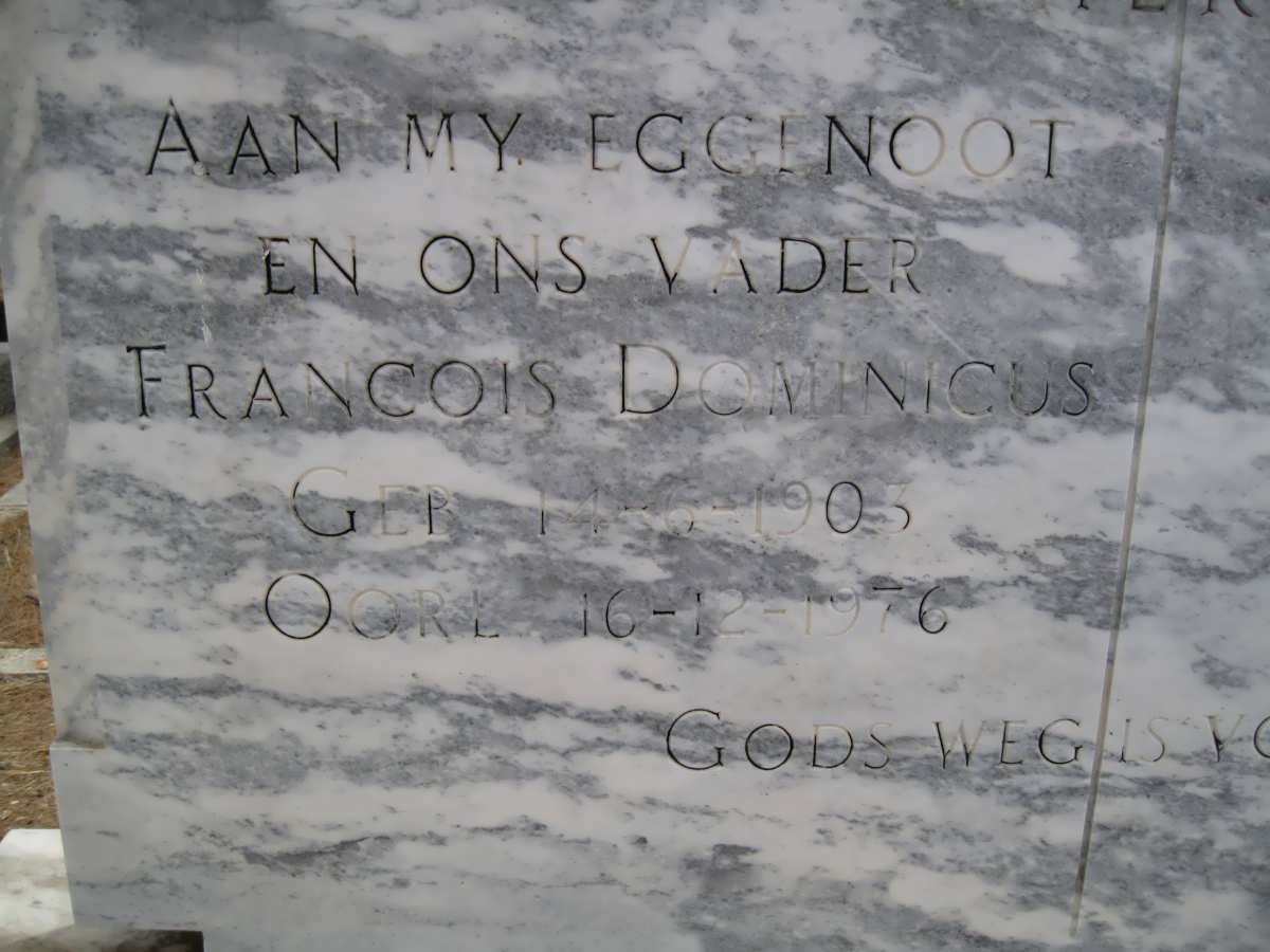 THERON Francois Dominicus 1903-1976