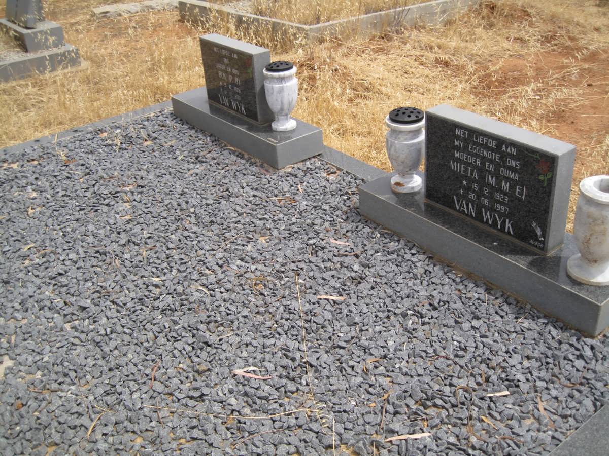 WYK P.B., van 1926-2003 &amp; M.M.E. 1923-1997