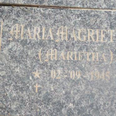 ? Johannes Daniël 1946-2003 &amp; Maria Magaretha 1945-