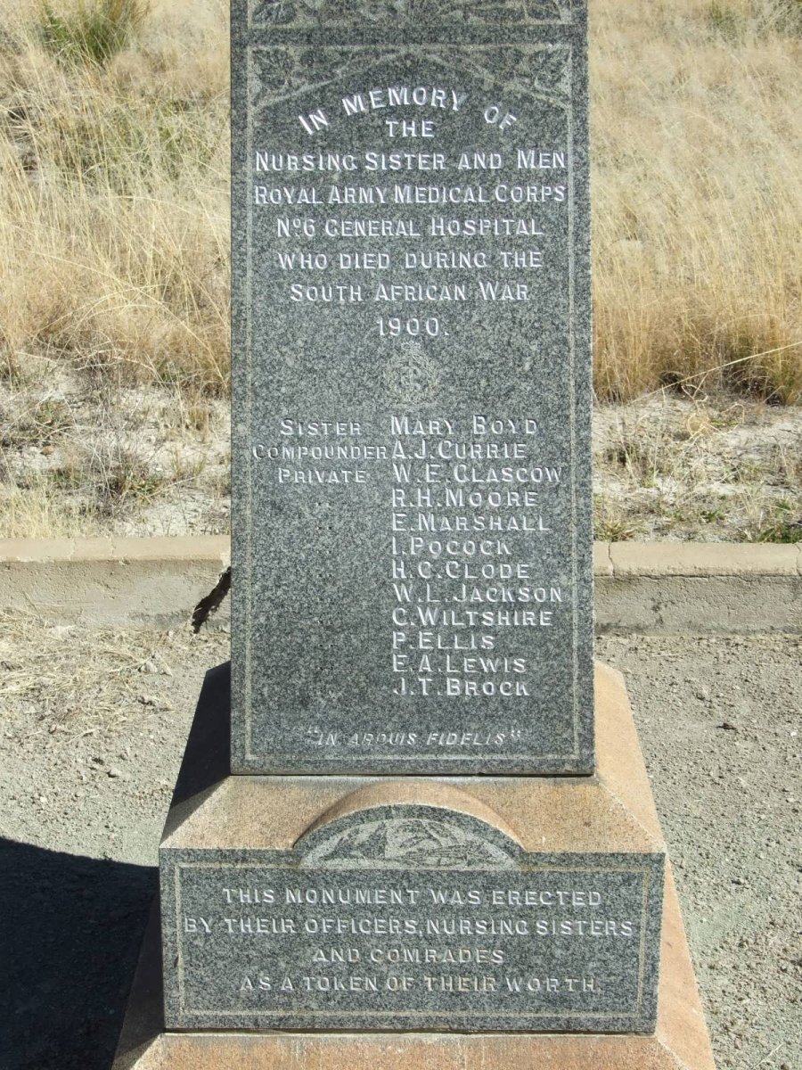 2. List of names on plaque