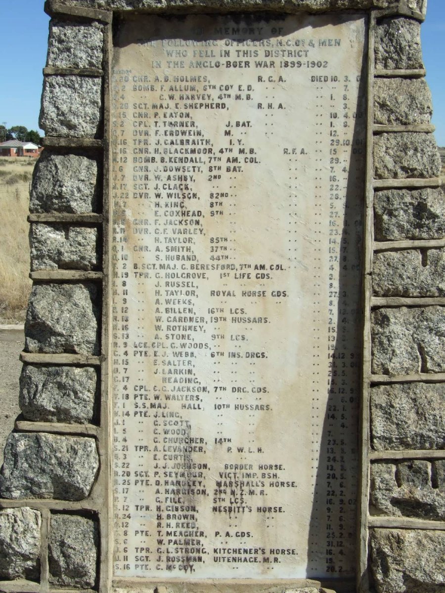 3. Plaque with list of names