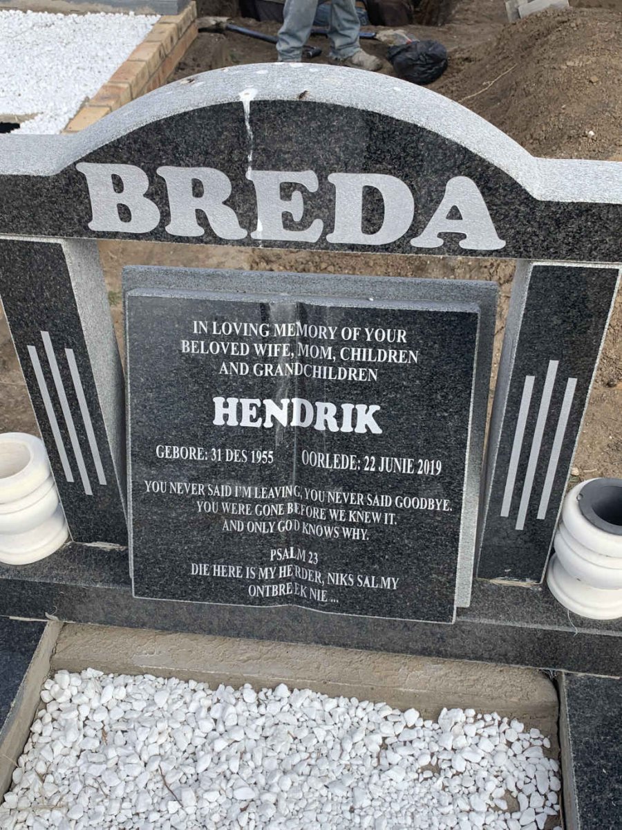 BREDA Hendrik 1955-2019