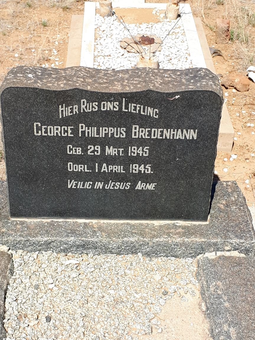 BREDENHANN George Philippus 1945-1945