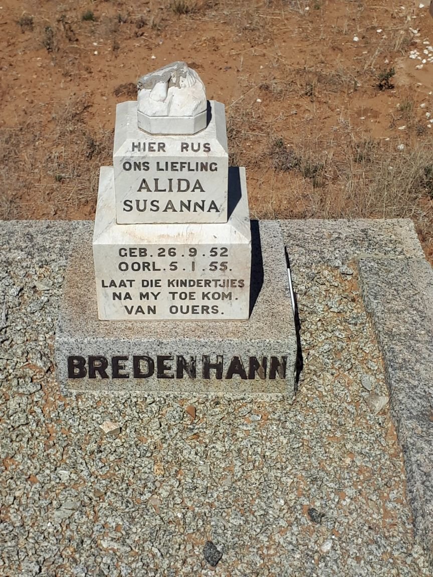 BREDENHANN Alida Susanna 1952-1955