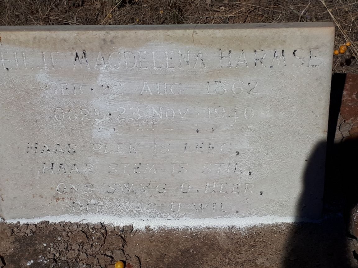 HARMSE Heilje Magdelena 1862-1940