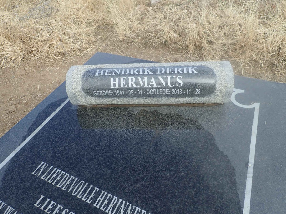 HERMANUS Hendrik Derik 1941-2013