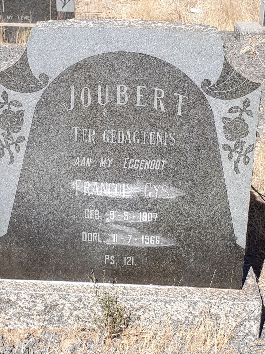 JOUBERT Francois Gys 1907-1966
