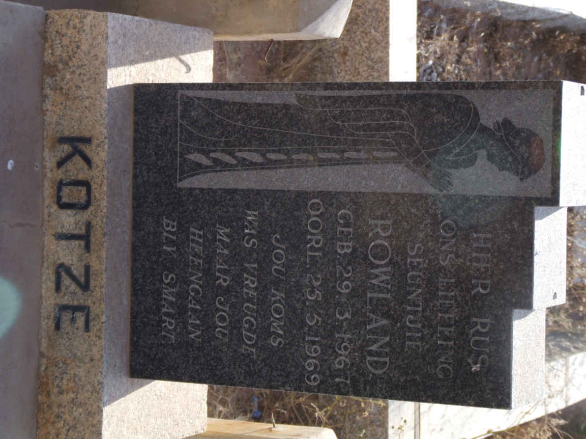 KOTZE Rowland 1967-1969