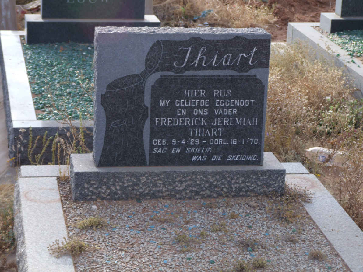 THIART Frederick Jeremiah 1929-1970