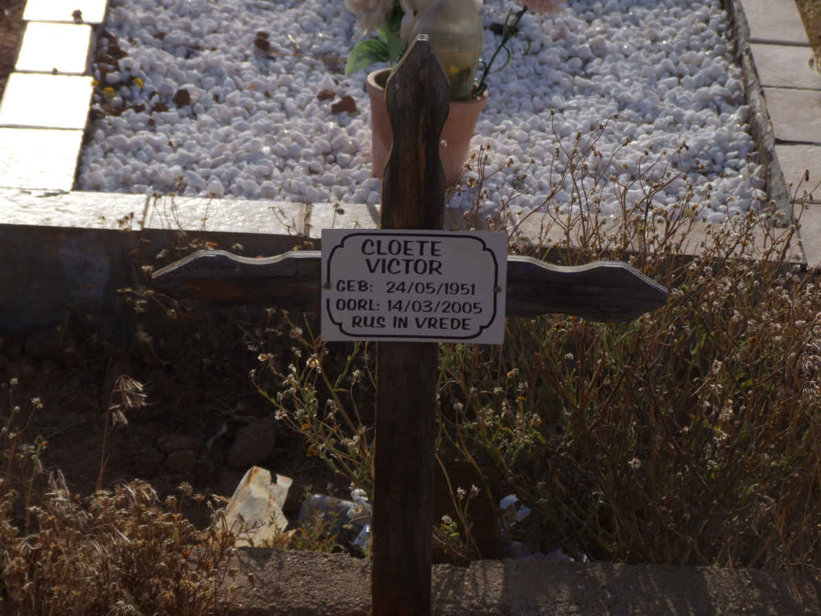 CLOETE Victor 1951-2005
