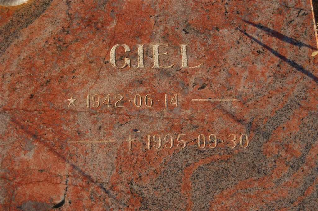 BURGER Giel 1942-1995 &amp; Marie 1945-_2