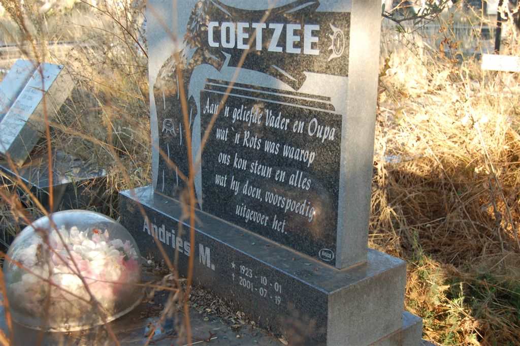 COETZEE Andries M. 1923-2001