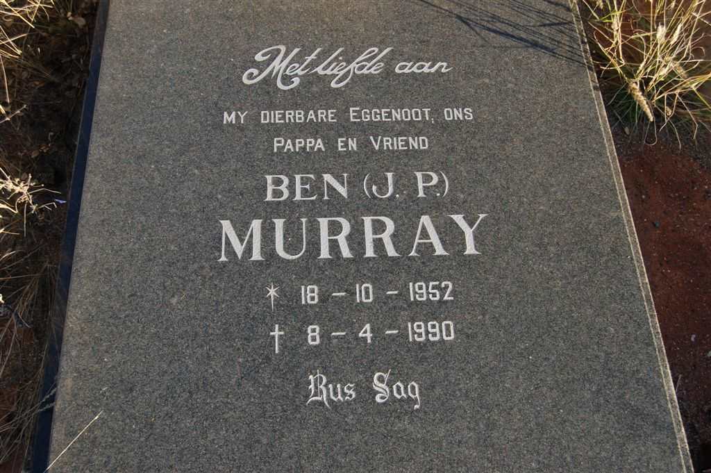 MURRAY J.P. 1952-1990