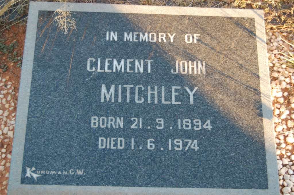 MITCHLEY Clement John 1894-1974
