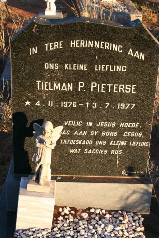 PIETERSE Tielman P. 1976-1977