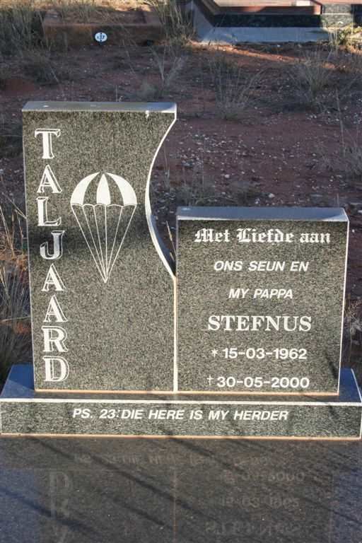 TALJAARD Stefnus 1962-2000