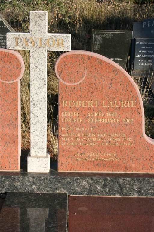 TAYLOR Robert Laurie 1929-2002