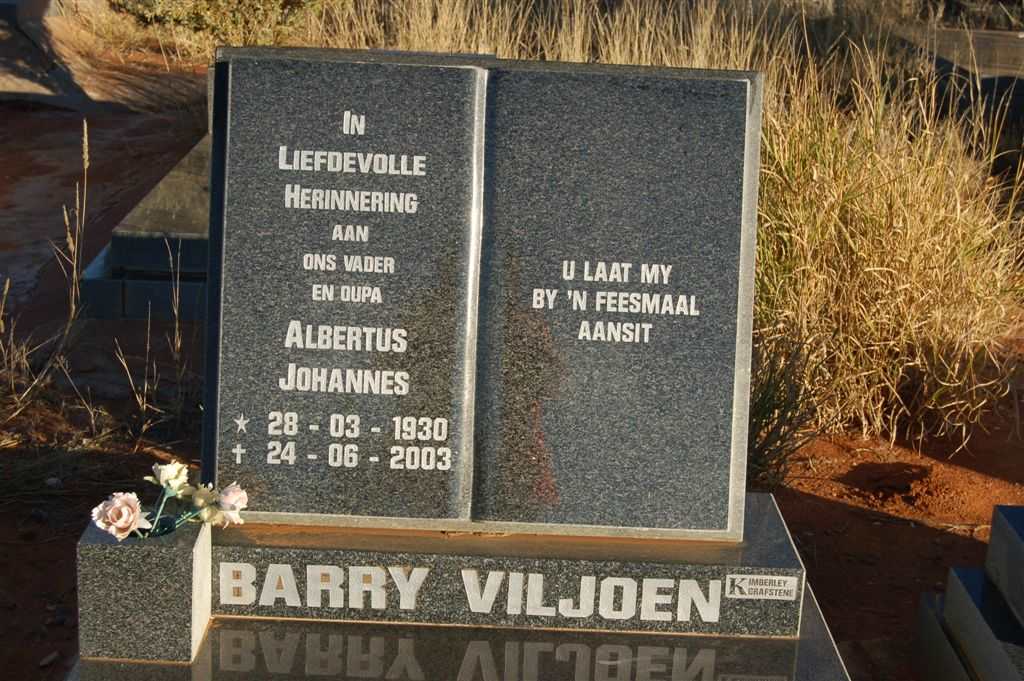 VILJOEN Albertus Johannes 1930-2003