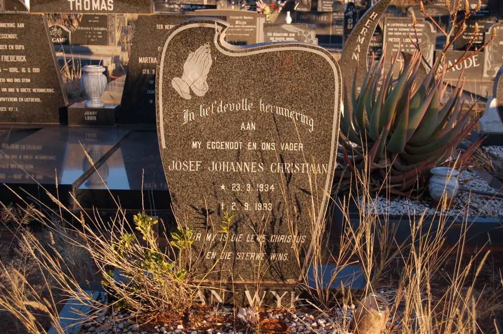 WYK Josef Johannes Christiaan, van 1934-1983