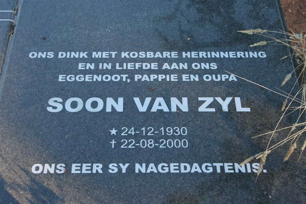 ZYL Soon, van 1930-2000