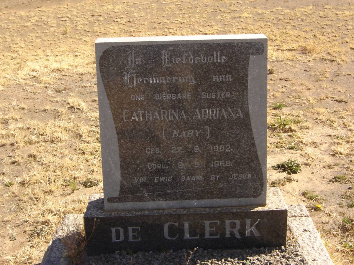CLERK Catharina Adriana, de 1902-1968
