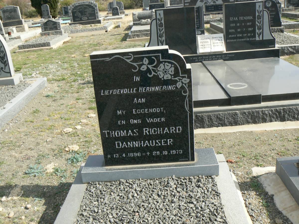DANNHAUSER Thomas Richard 1896-1973