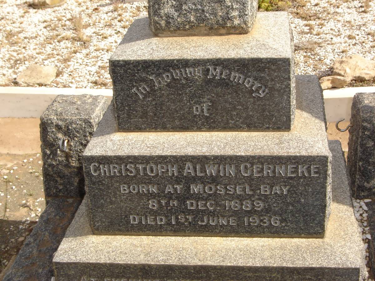 GERNEKE Christoph Alwin 1889-1936