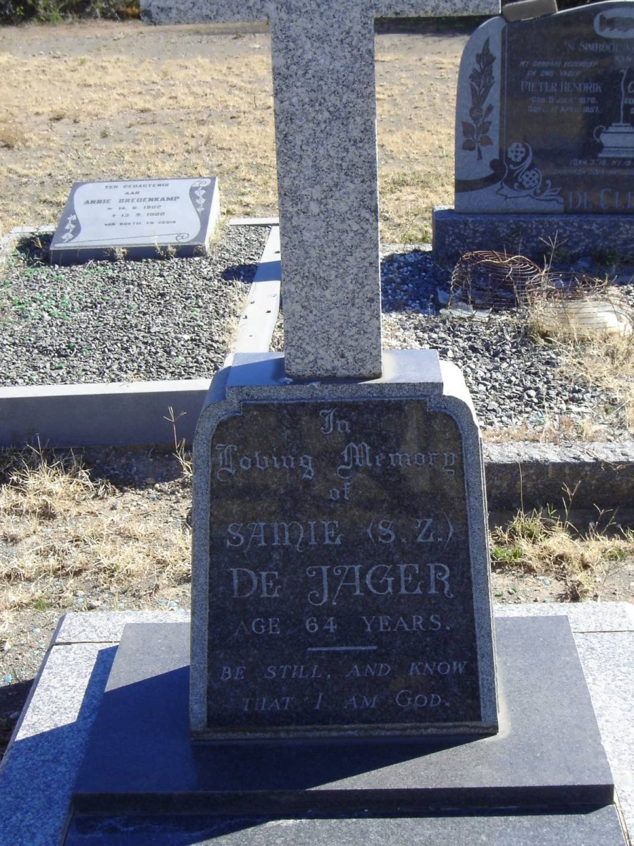 JAGER S.Z., de