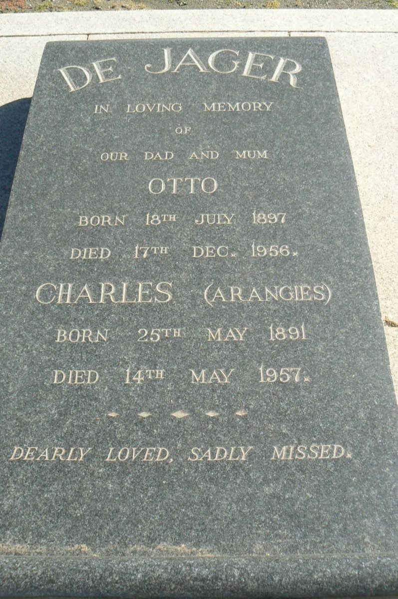 JAGER Otto, de 1897-1956 &amp; Charles ARANGIES 1891-1957