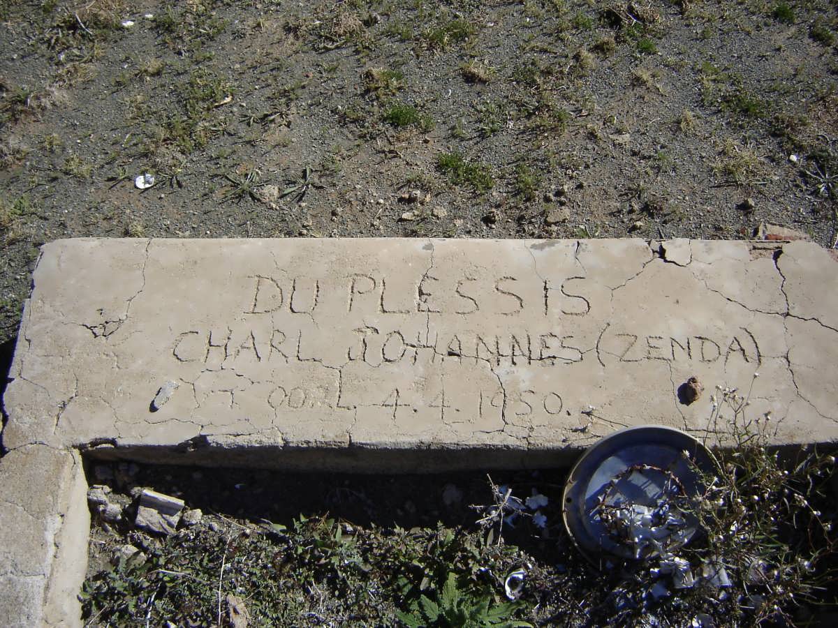 PLESSIS Charl Johannes, du -1950