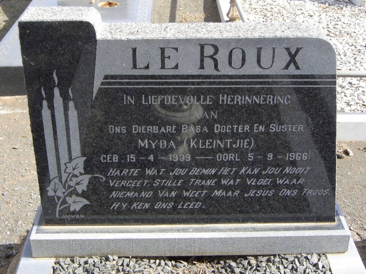 ROUX Myda, le 1939-1966