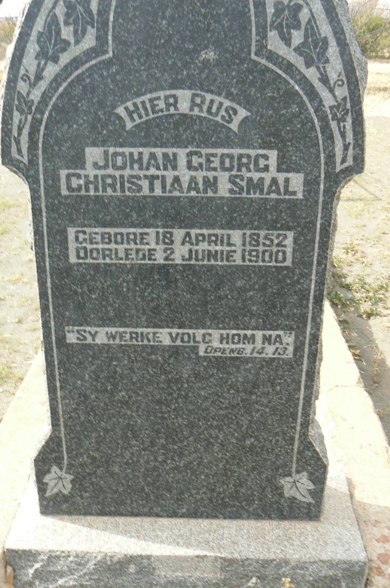 SMAL Johan Georg Christiaan 1852-1900