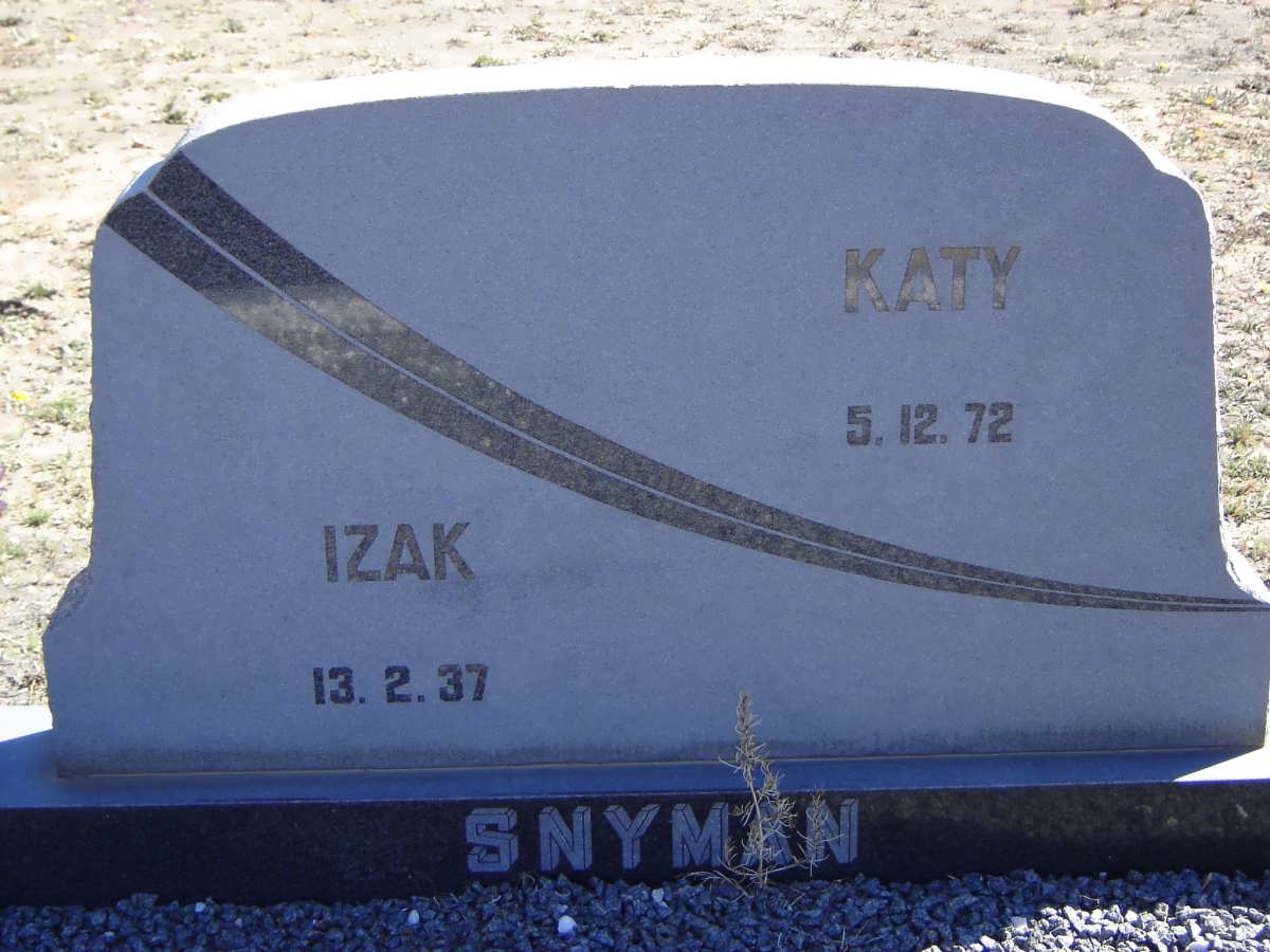 SNYMAN Izak -1937 &amp; Katy -1972
