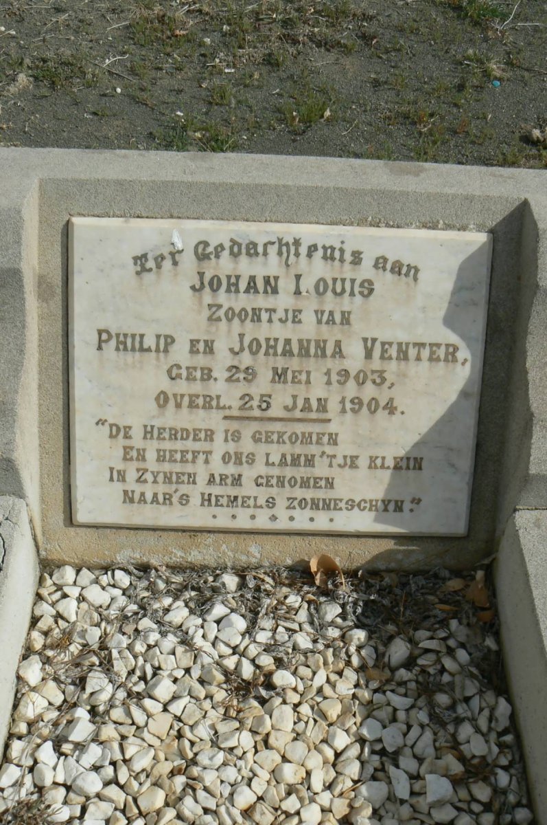 VENTER Johan Louis 1903-1904